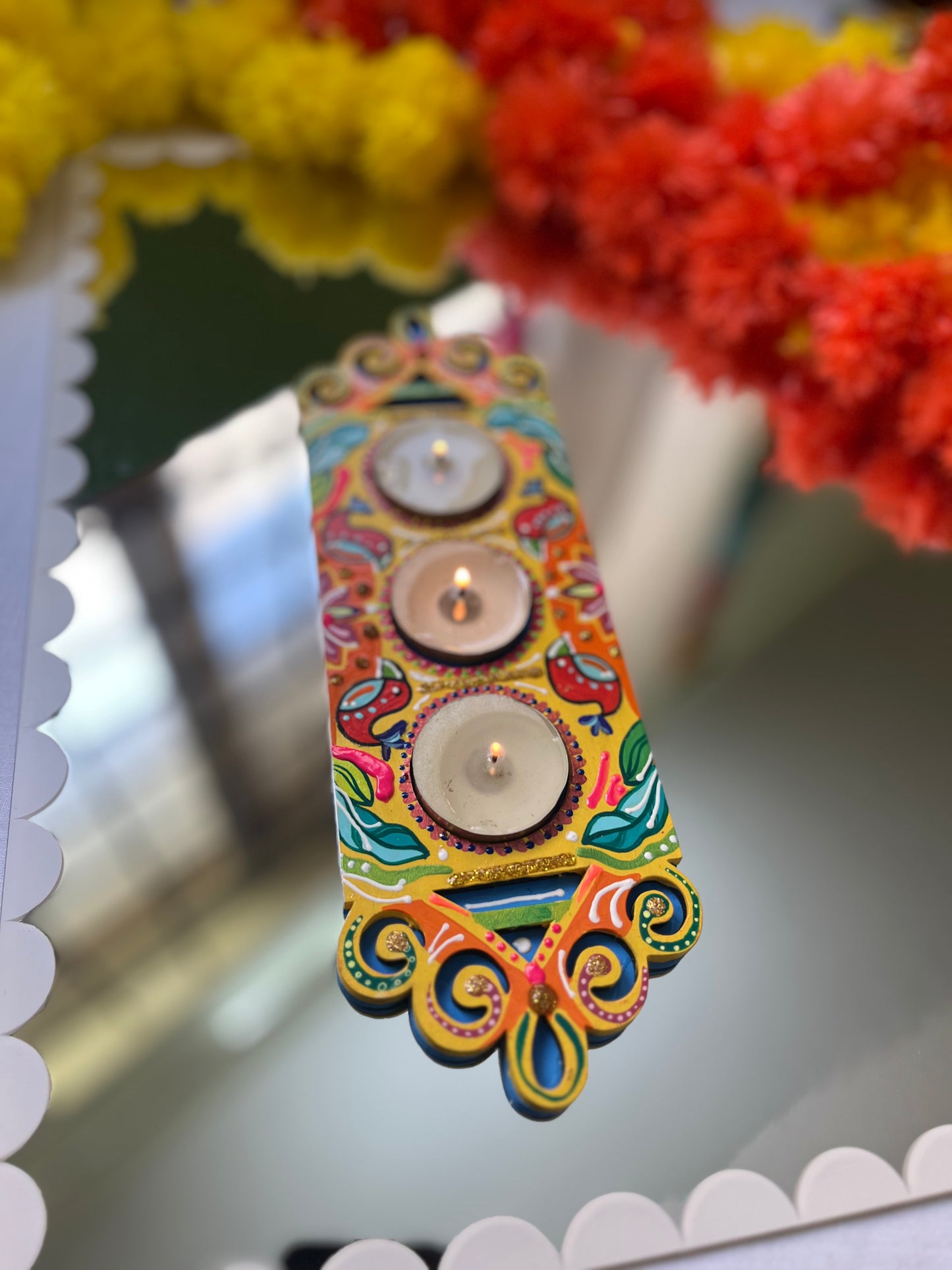 Pakhi - Tea Light Holder Tray