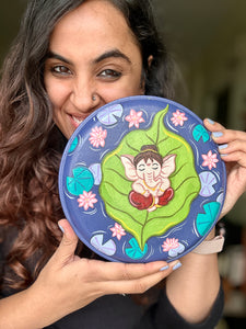 Baby Ganesha - Online wall plate workshop