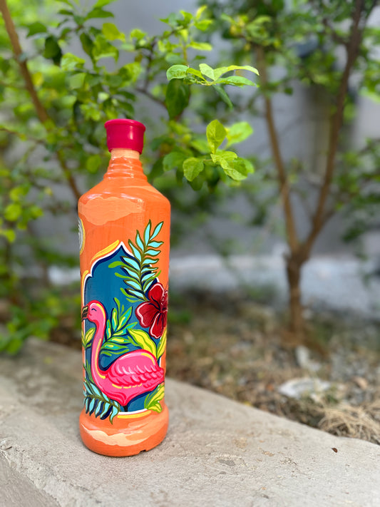 Online Bottle painting workshop - Tropical Jungle