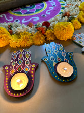 Load image into Gallery viewer, Hamsa - Tea light holder
