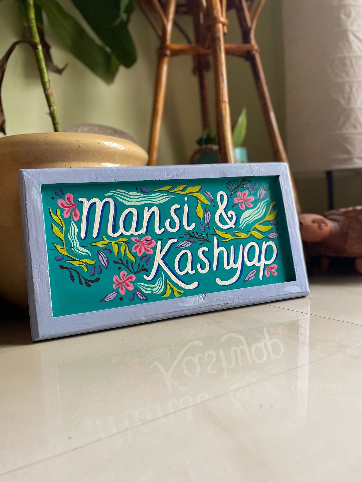 Personalised Name Plate Workshop - Online