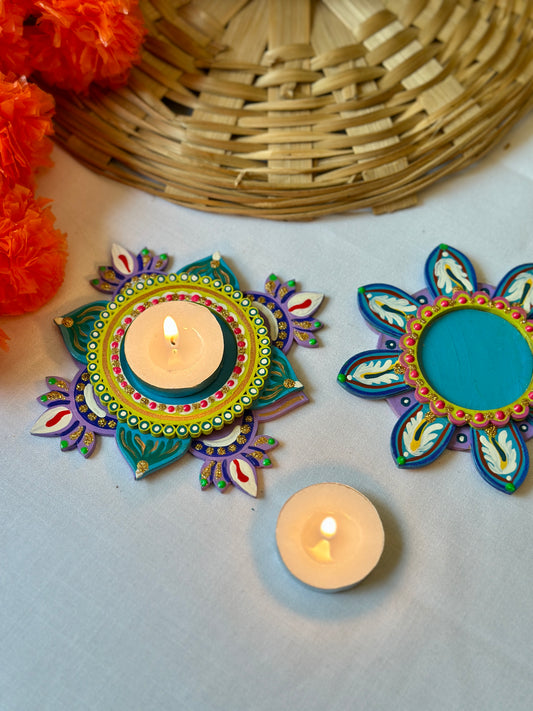 Gauri - Tea Light Holder (Set of 2)