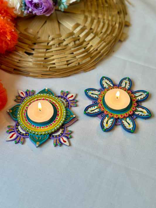 Gauri - Tea Light Holder (Set of 2)