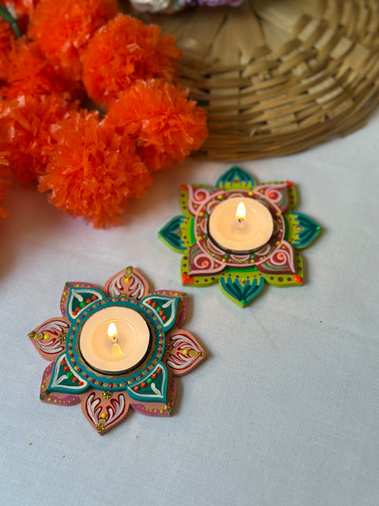 Nitara - Tea Light Holder (Set of 2)