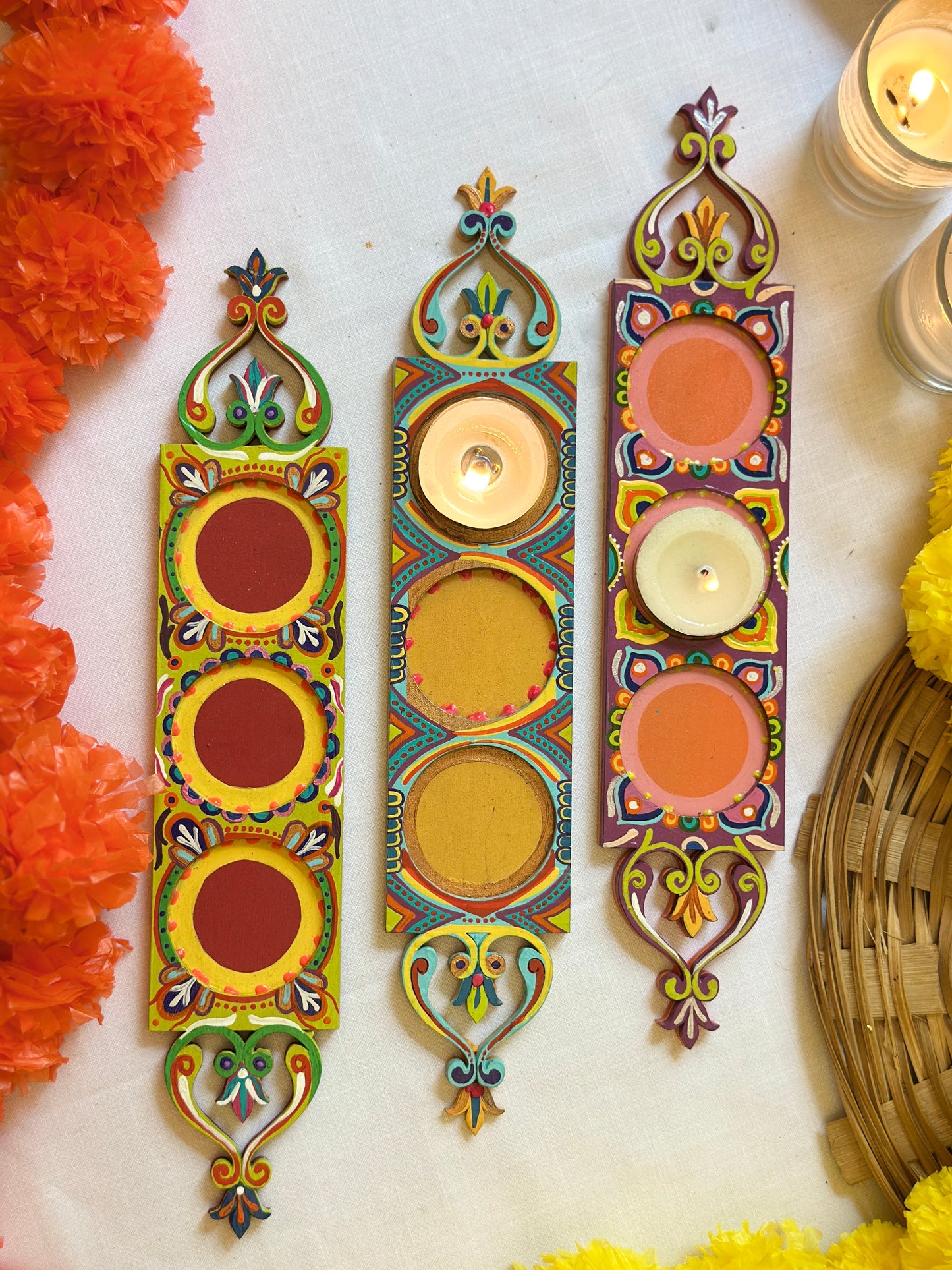 Rangeela - Tea Light Holder Tray