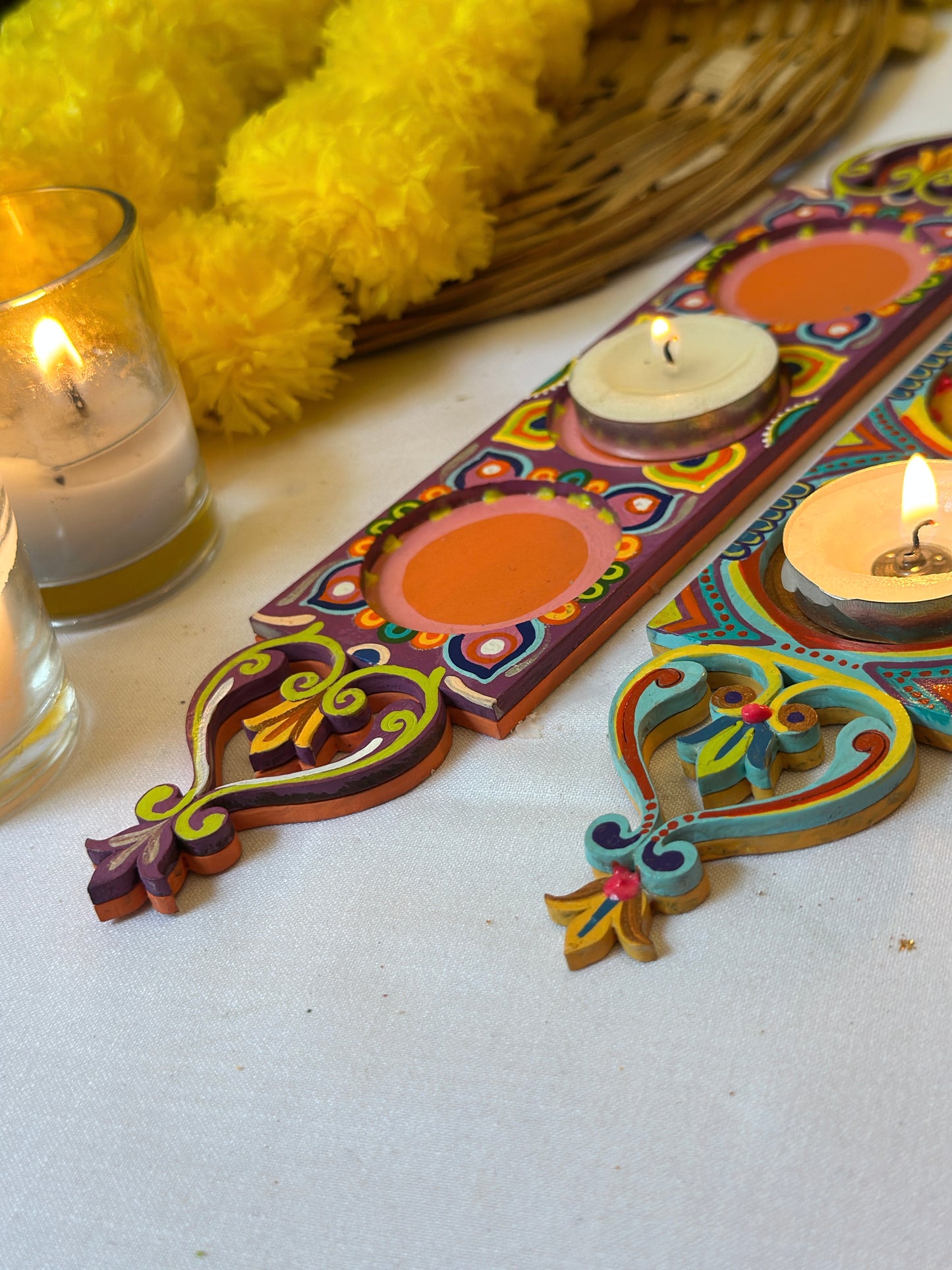Rangeela - Tea Light Holder Tray