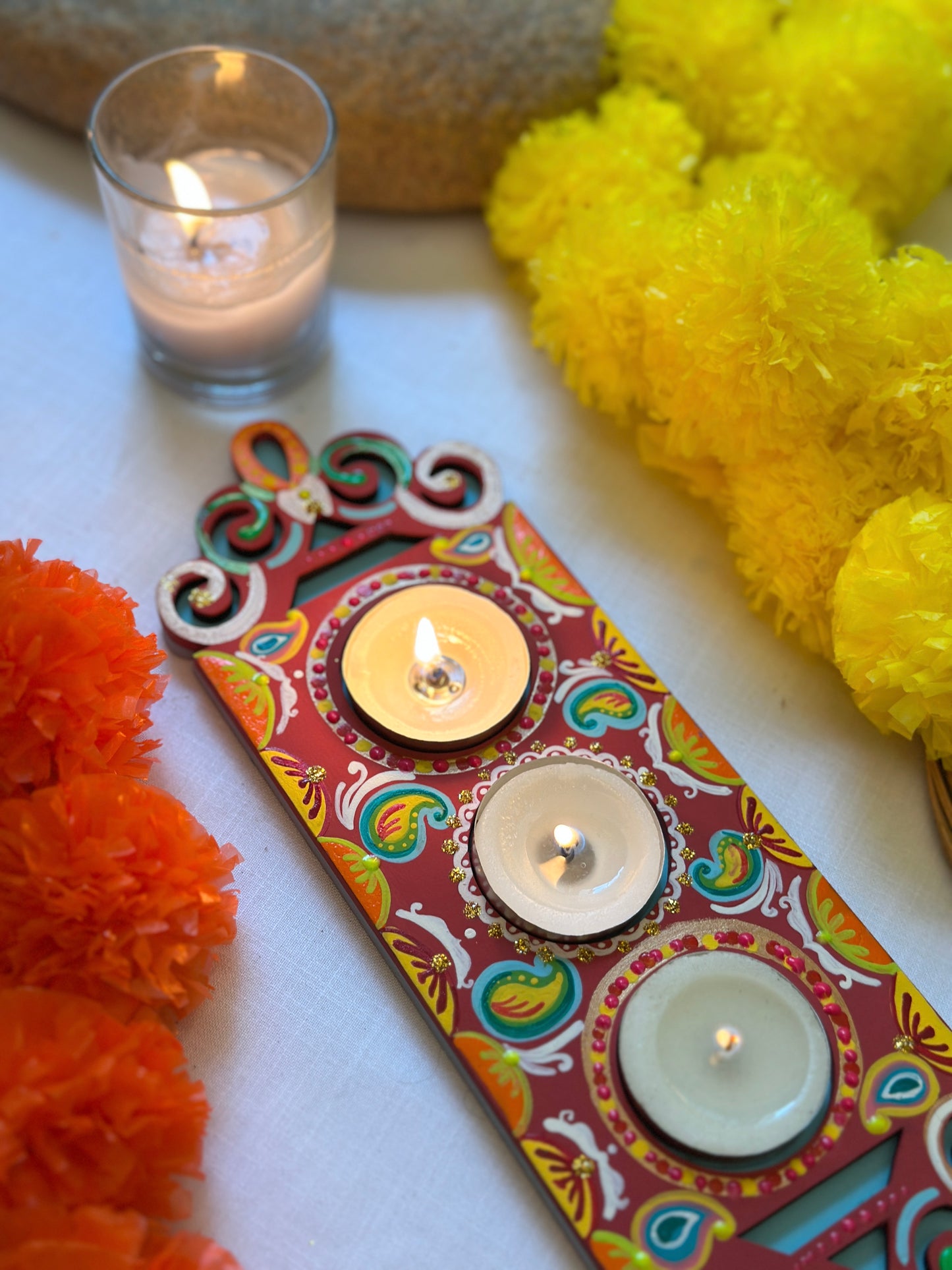 Deepmala - Tea Light Holder Tray