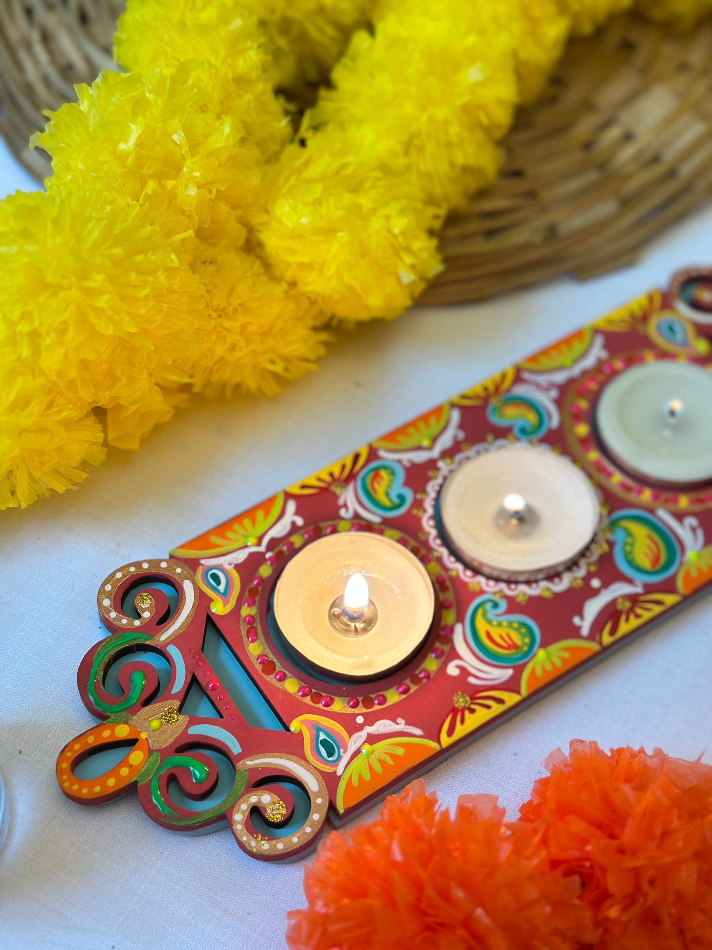 Deepmala - Tea Light Holder Tray