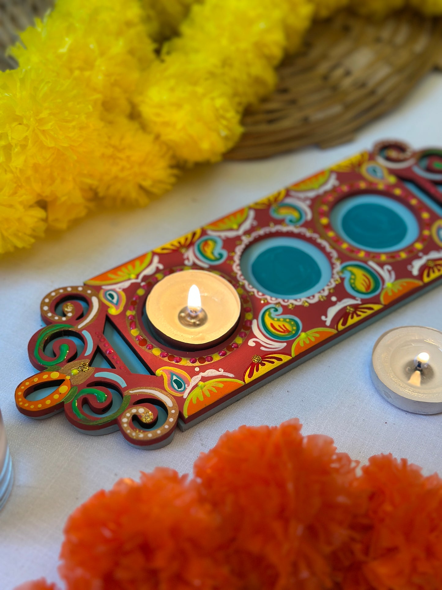Deepmala - Tea Light Holder Tray