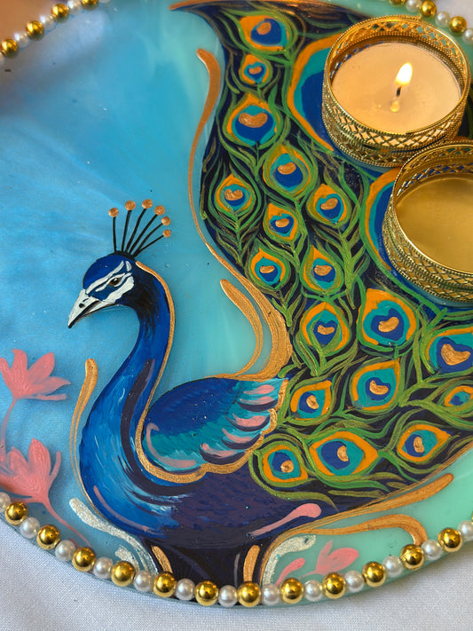 Mor Mahal - Pooja Tray