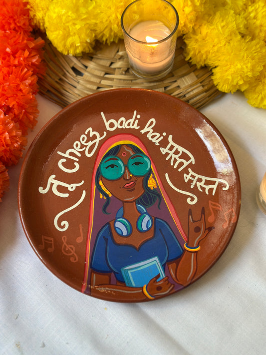 Desi Drama Queen - Terracotta Wallplate