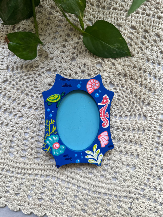 Blue Sea - Photo Frame Magnet