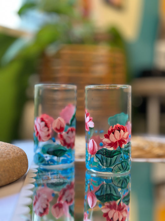 Lotus Whispers - Drinking Glasses