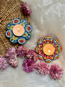 Pancham - Tea light holders (Set of two)