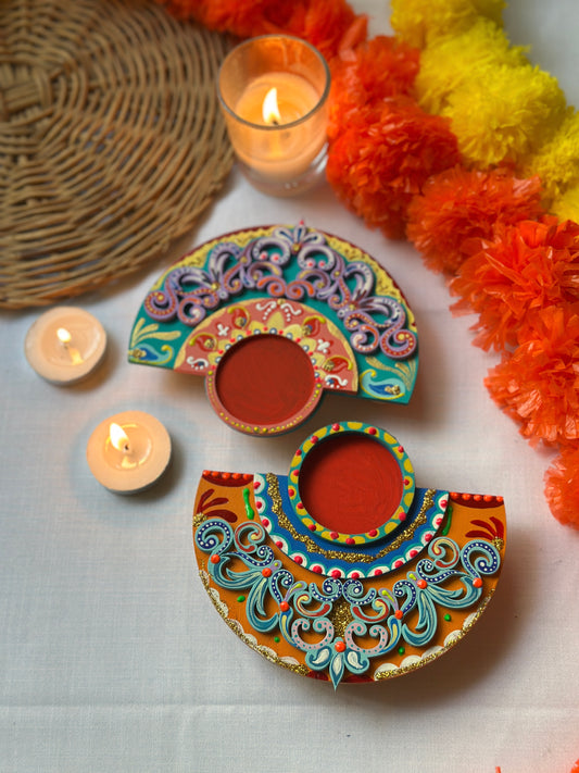 Prarthana - Tea Light Holder (Set of 2)