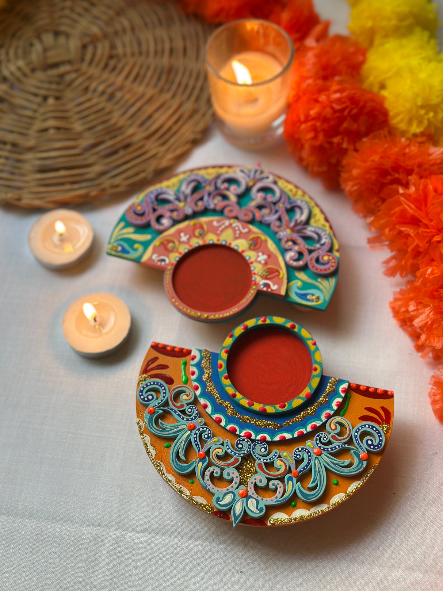 Prarthana - Tea Light Holder (Set of 2)