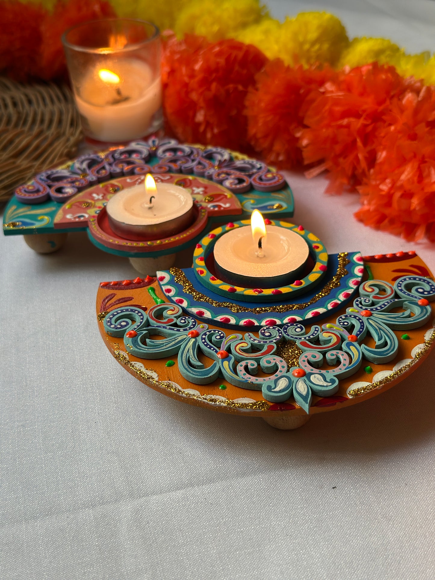 Prarthana - Tea Light Holder (Set of 2)