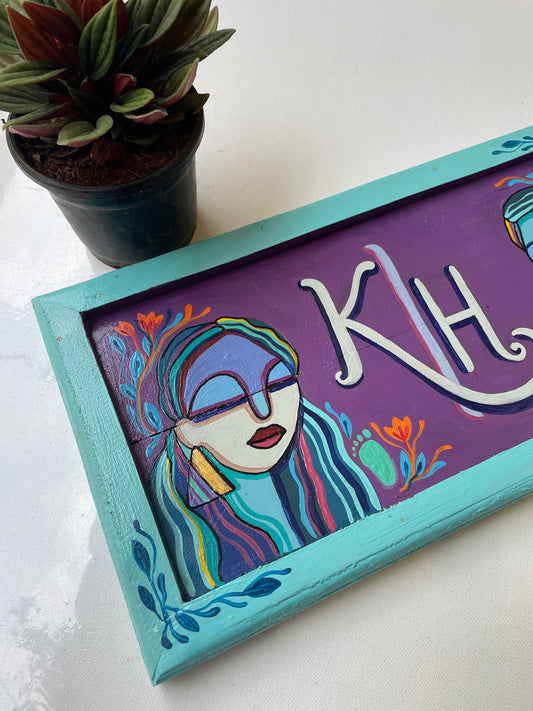 Customised Initials - Name Plate