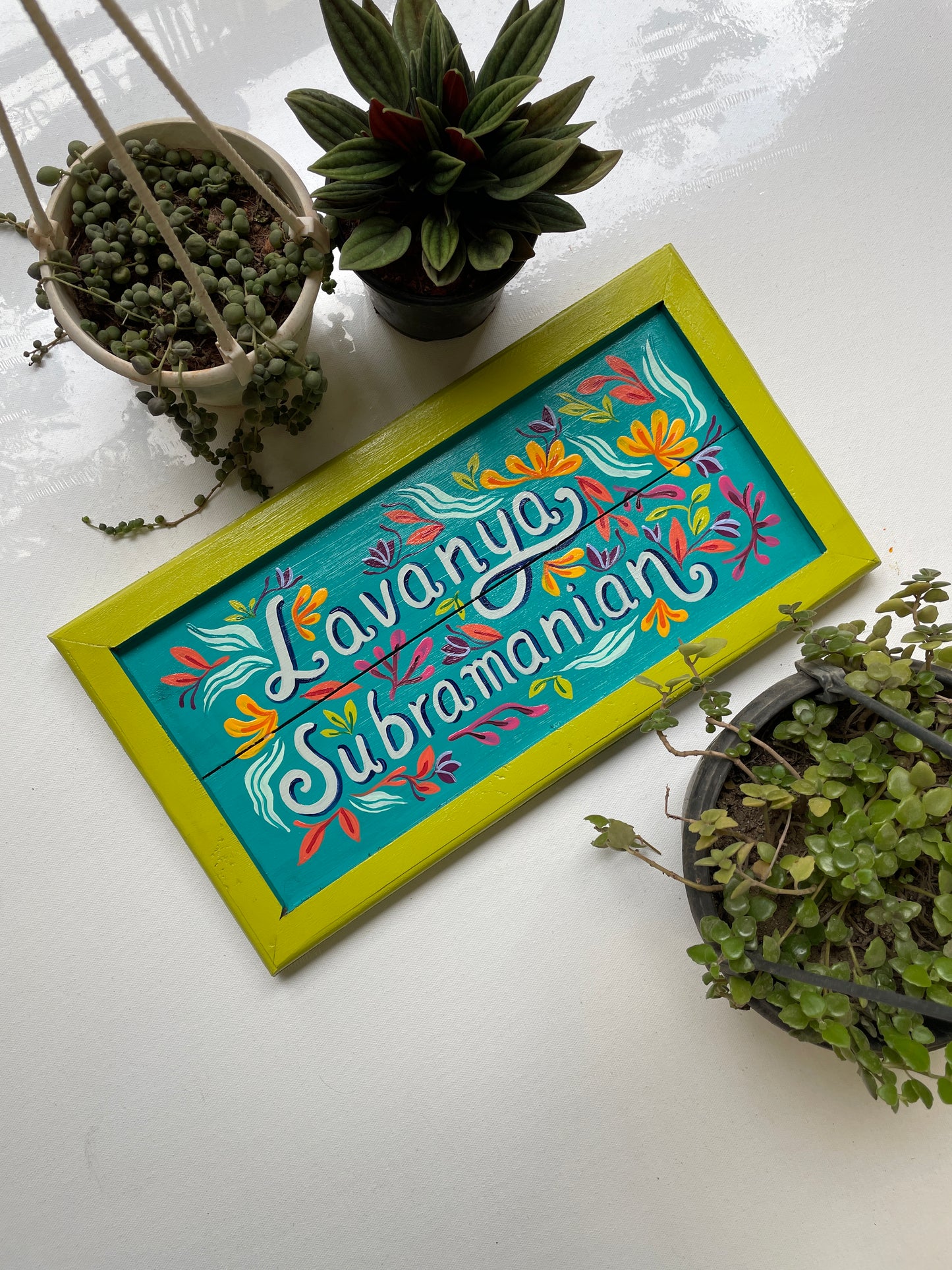 Personalised Name Plate Workshop - Online