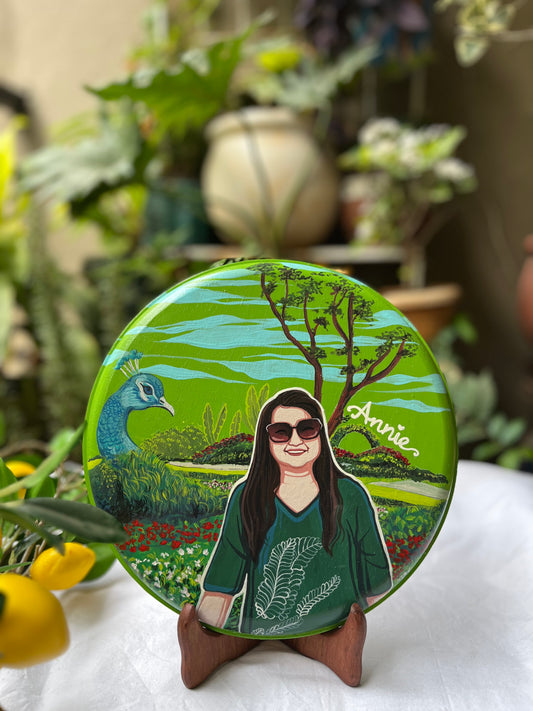 Personalised Single Person Wall Plate