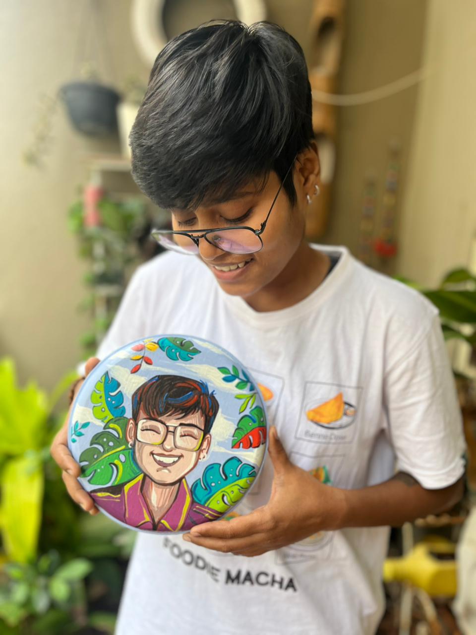 Portrait Painting Workshop - Paint yourself on a wall plate| Bangalore