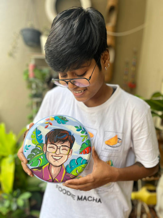 Portrait Painting Workshop - Paint yourself on a wall plate| Bangalore