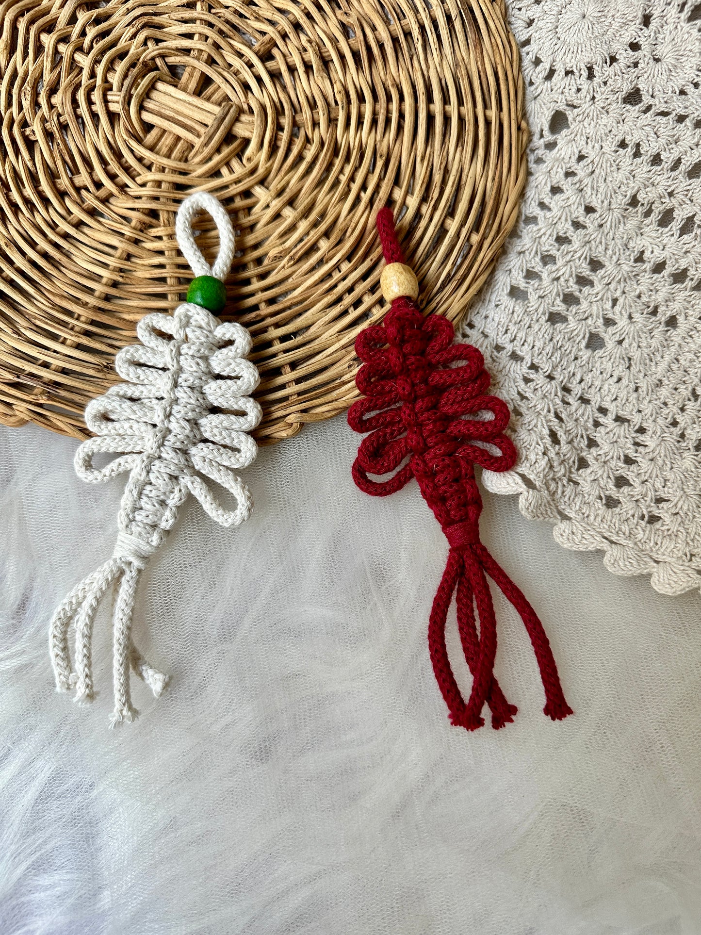 North Pole Treasure - macrame hanging