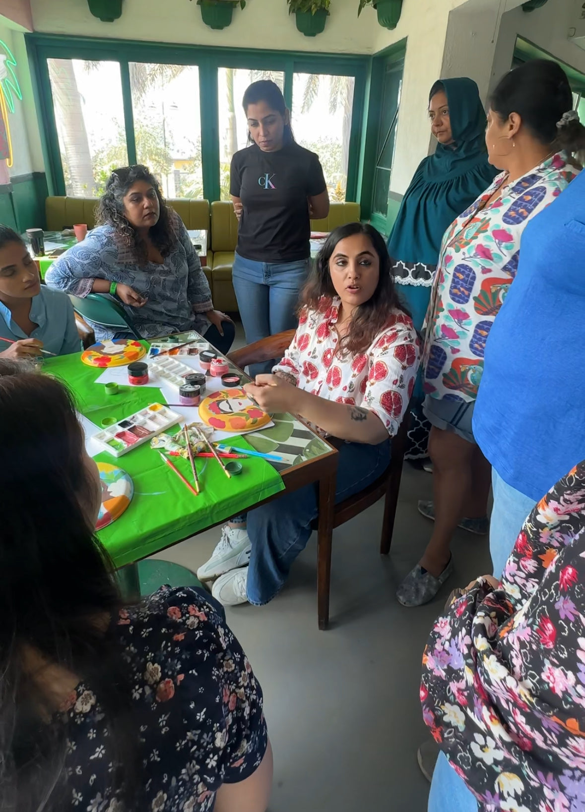 Portrait Painting Workshop - Paint yourself on a wall plate| Bangalore