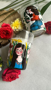 Women in light - scented candles