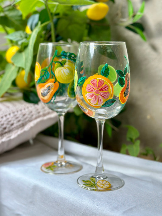 Fruity Fizz - Wine Glasses
