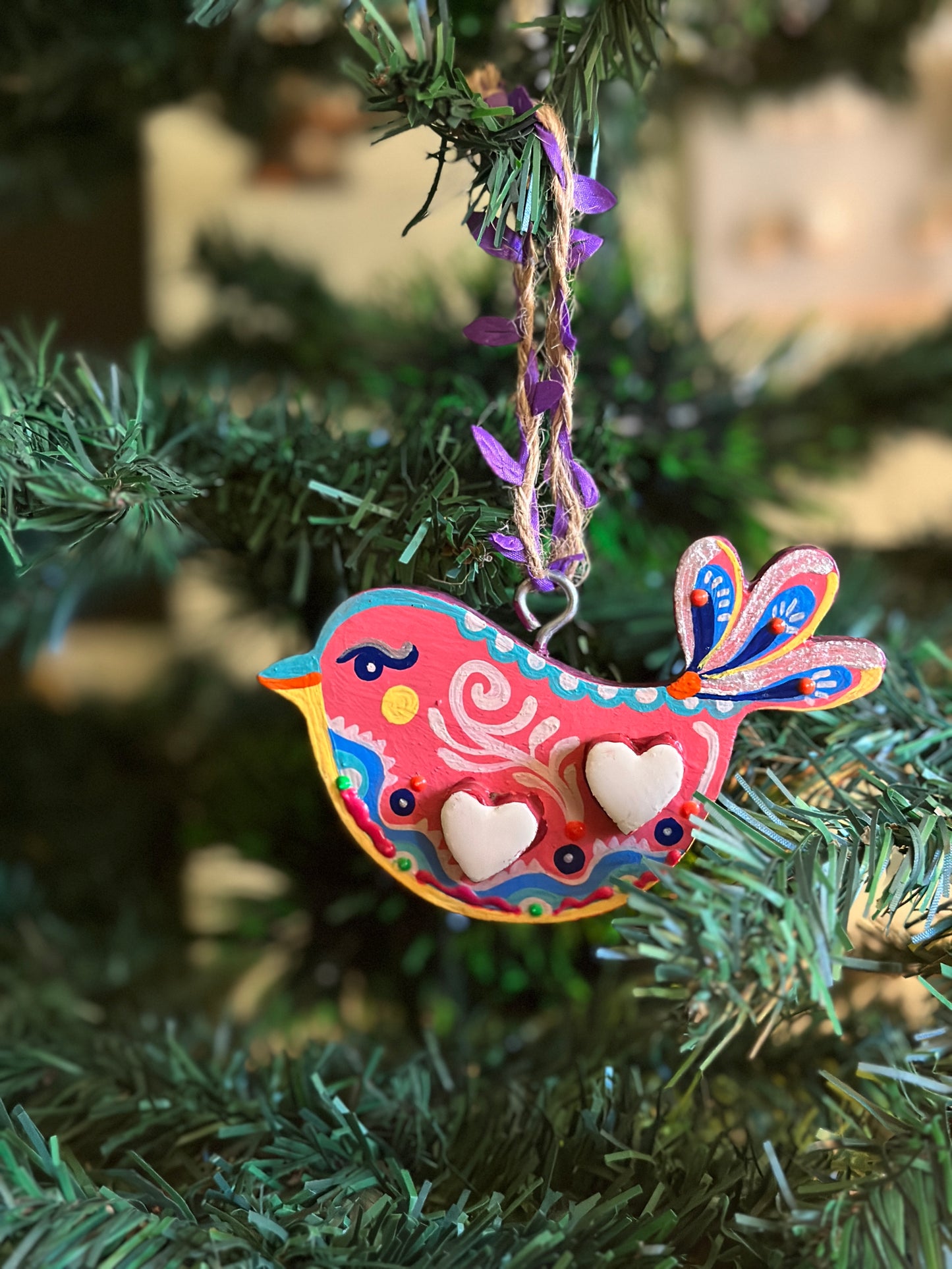 Polly Polka - bird hanging