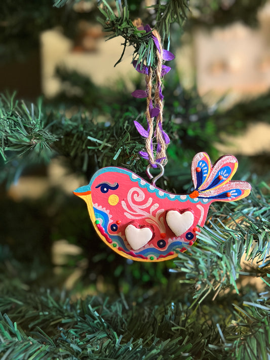 Polly Polka - bird hanging