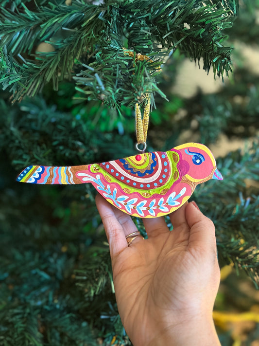 Moonlit Noel - bird hanging