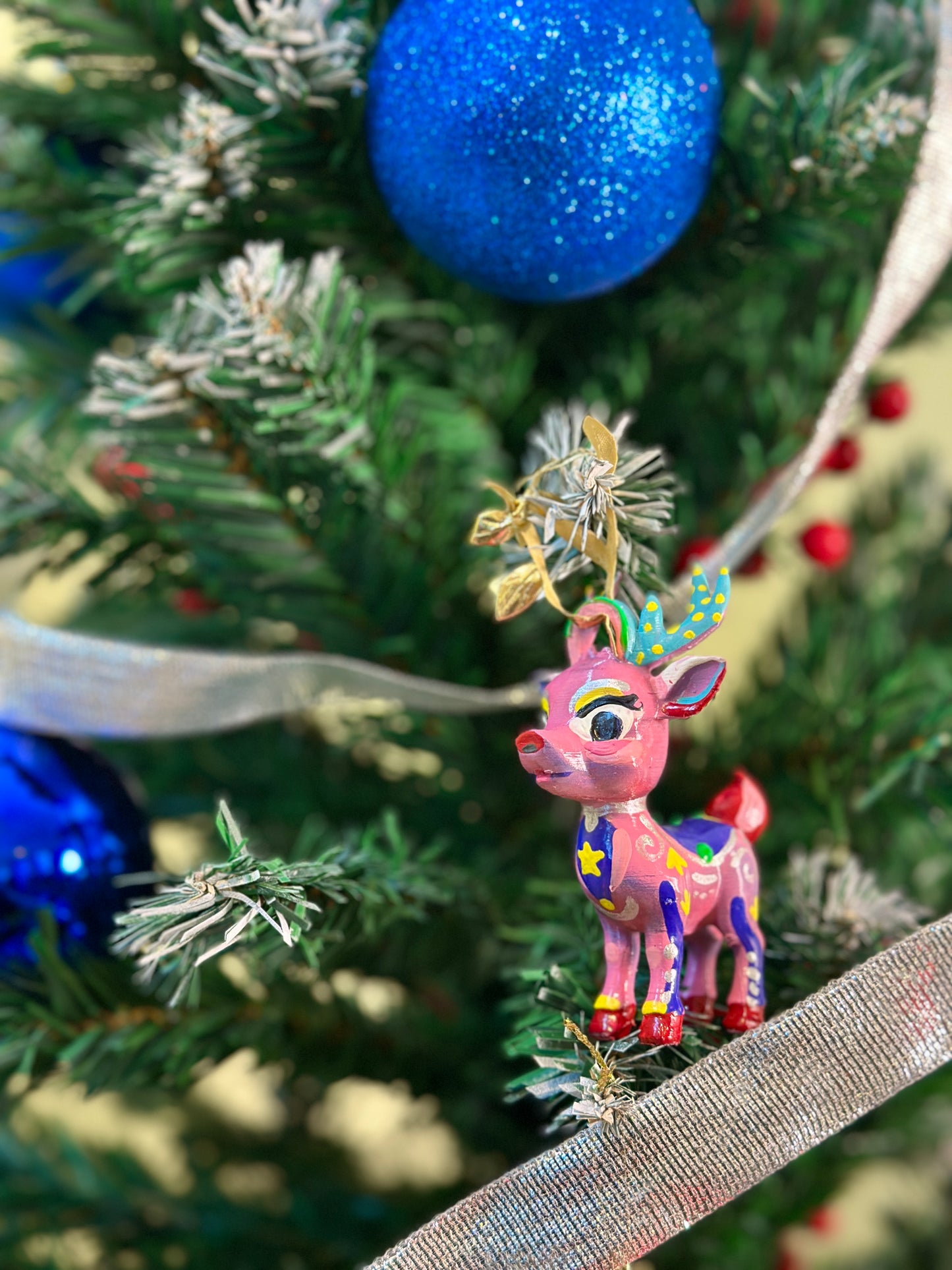 Flora the reindeer - ornament
