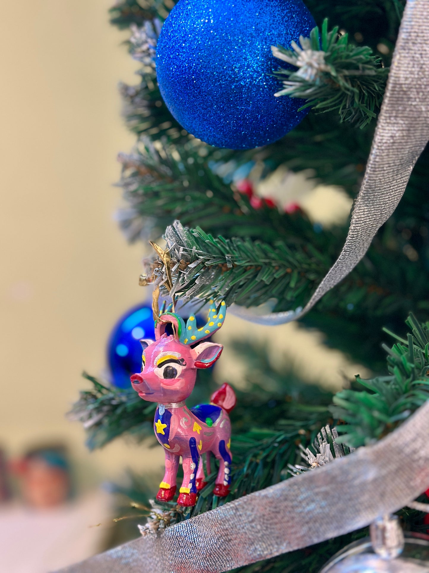 Flora the reindeer - ornament