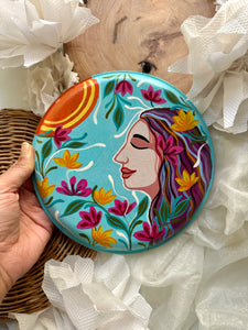 Blooming Serenity - wall plate