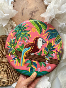 Bird of paradise - wall plate