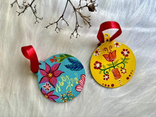 Holly Jolly - set of 2
