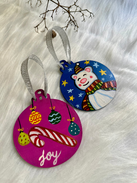 Snowman Joy - set of 2