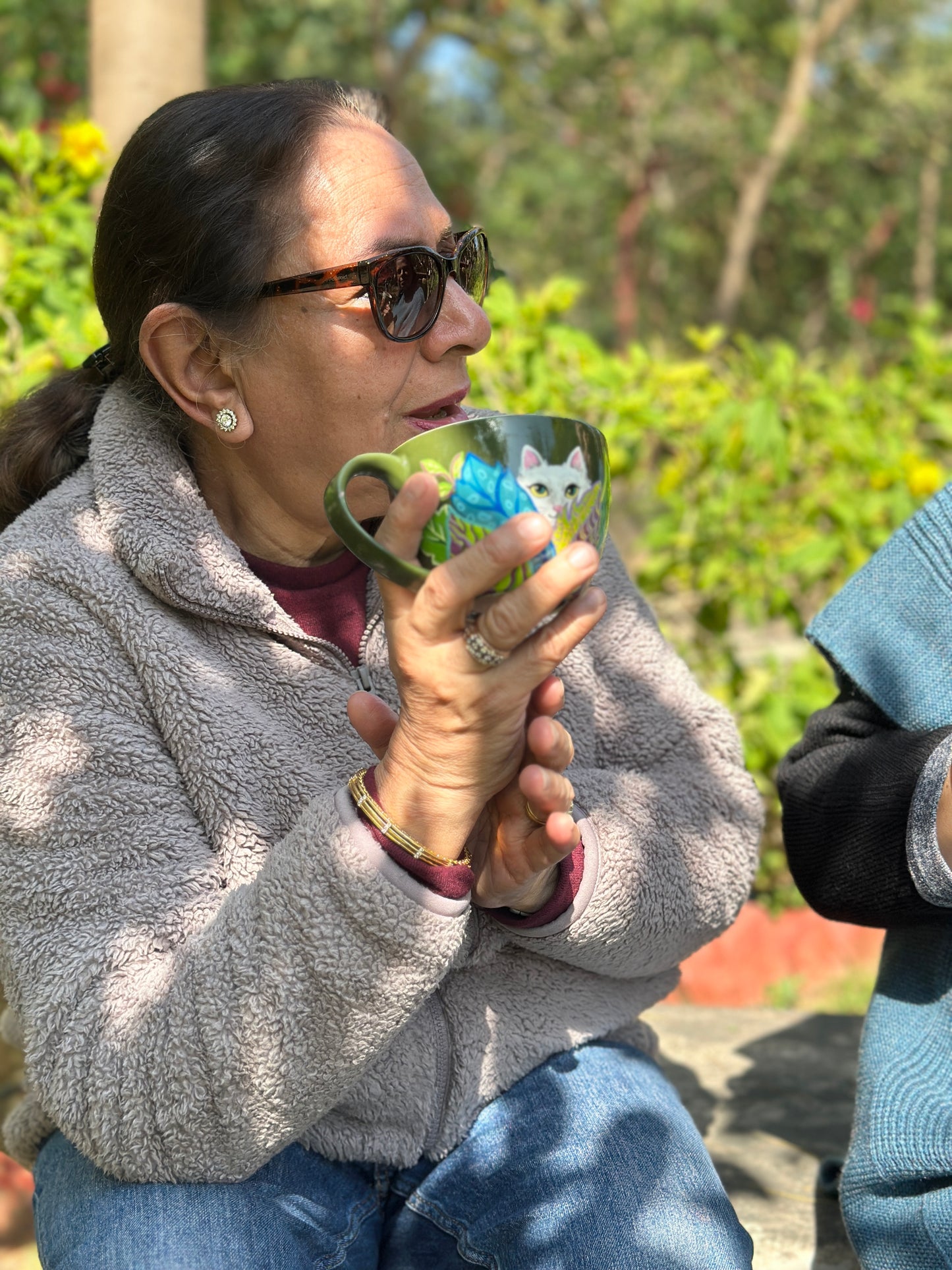 Peekaboo Whiskers - coffee mug