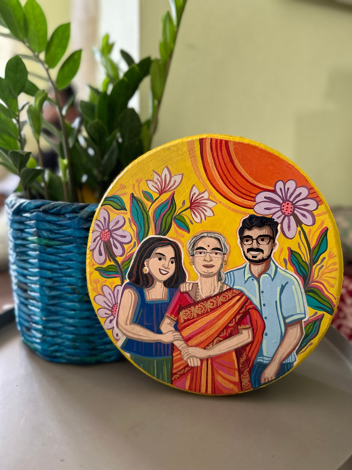 Customised Family Wall Plate