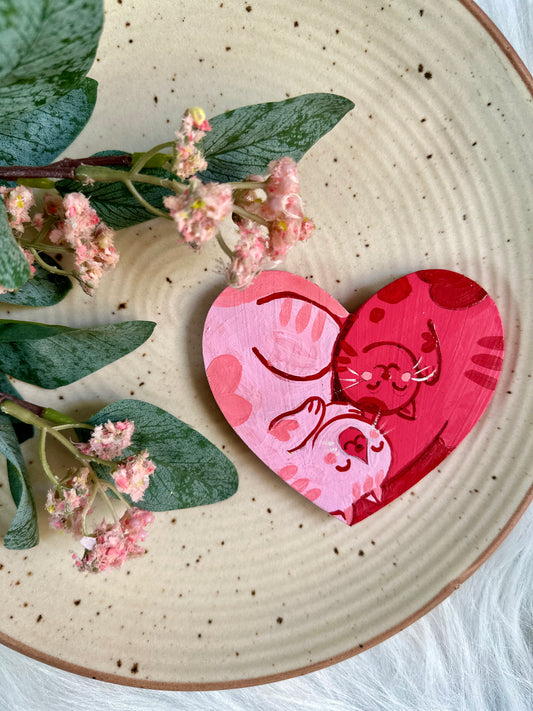 The purr-fect love - fridge magnet