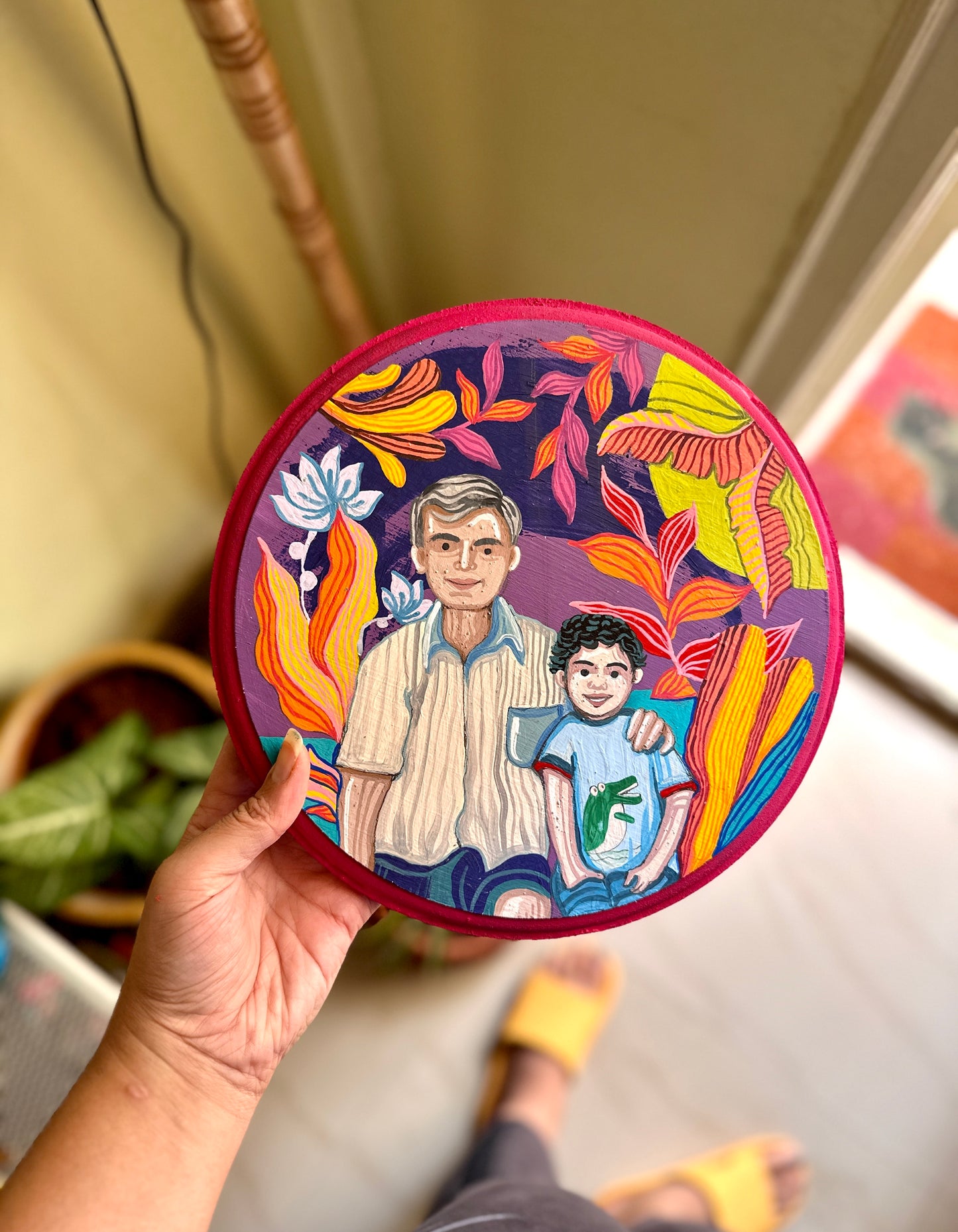 Customised Family Wall Plate