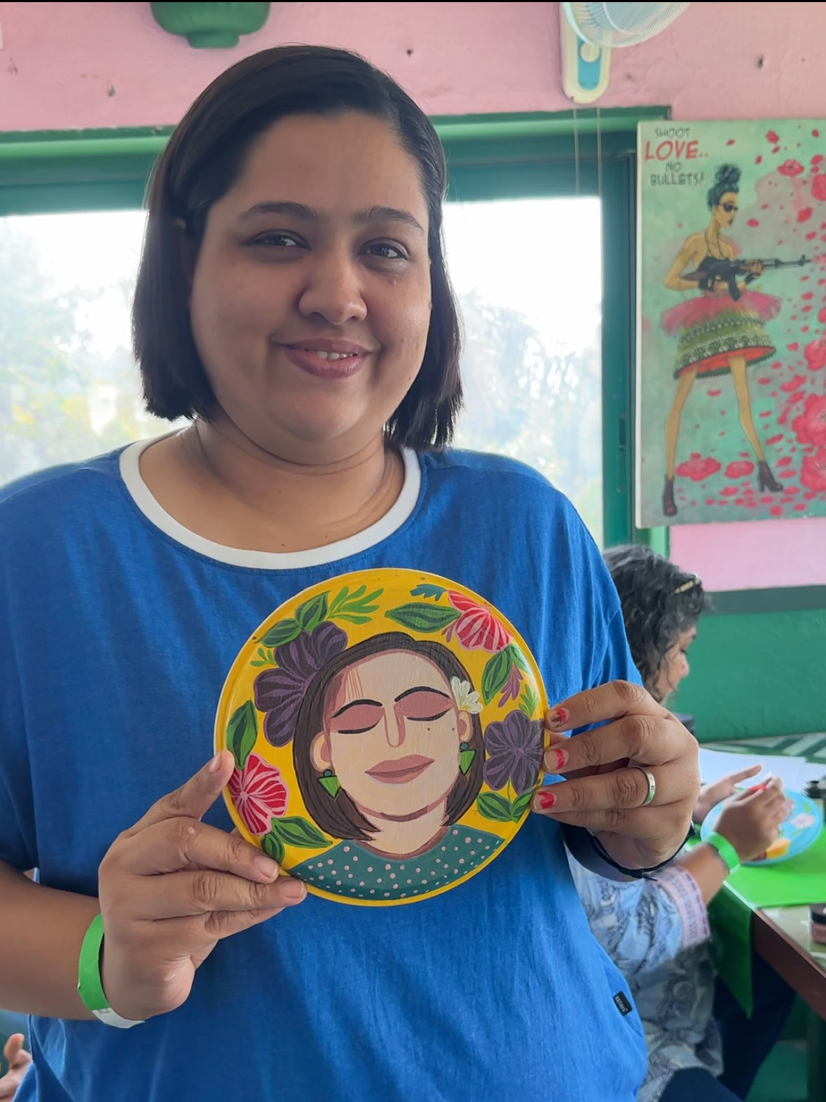 Portrait Painting Workshop - Paint yourself on a wall plate| Bangalore