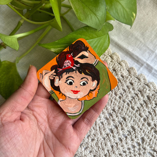 Bun and Birdie - Magnet
