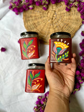 Load image into Gallery viewer, Red Floral Jars - Set of 3
