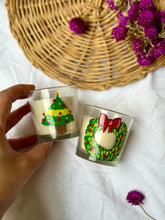 Load image into Gallery viewer, Holly Jolly - Mini candles (set of 2)
