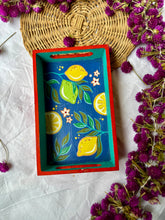 Load image into Gallery viewer, Citrus bloom - Wooden tray
