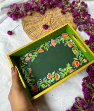 Load image into Gallery viewer, Blooming Haven - Wooden tray
