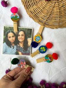 Assorted photo clip magnets - 3